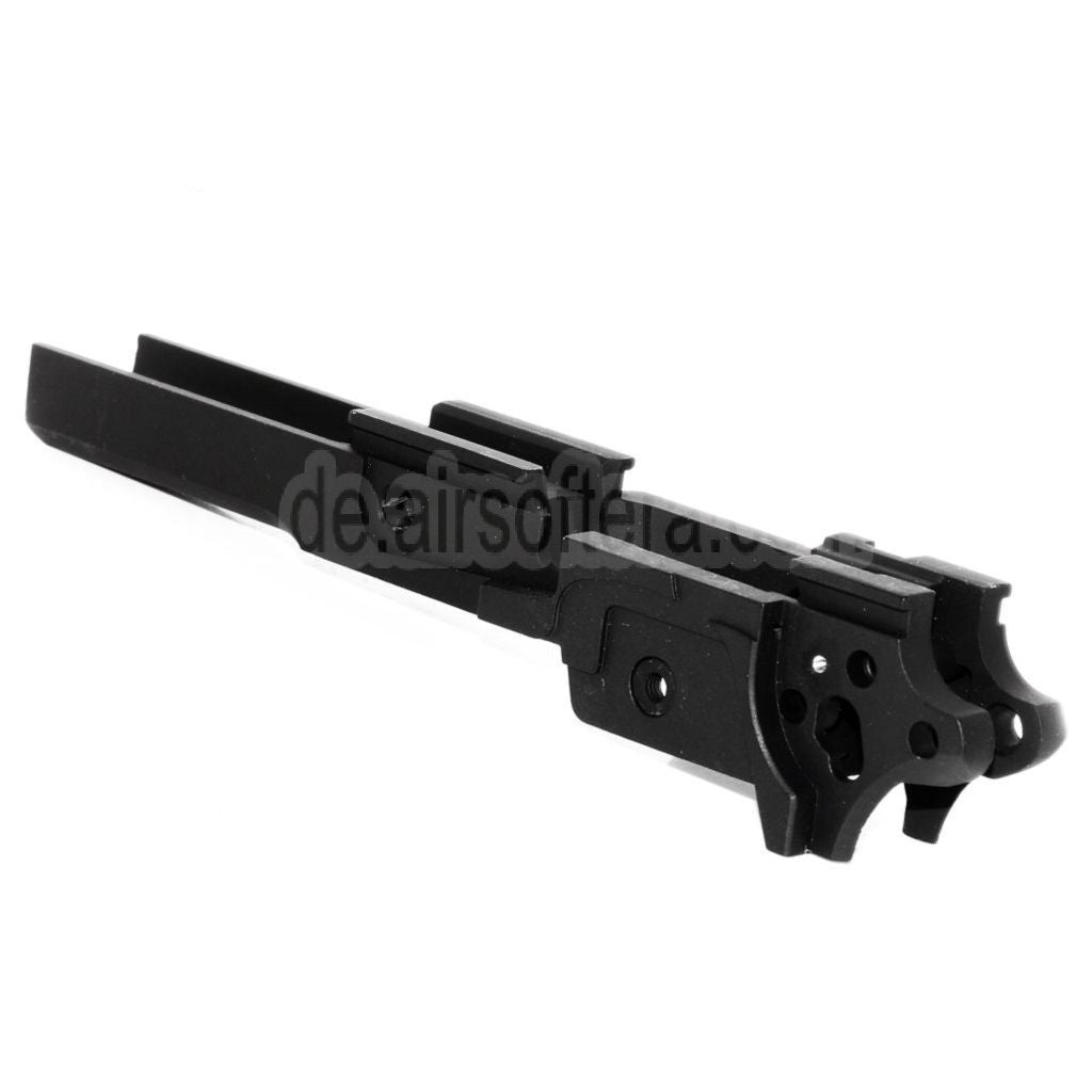 E&C Mittlerer Rahmen Geeignet für E&C Tokyo Marui Hi-Capa 5.1 Serie GBB Pistolens Airsoft Schwarz