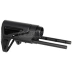 5KU SCW Einziehbarer PDW Schaft Geeignet für Tokyo Marui M4 MWS Serie GBB Gewehre Airsoft Schwarz