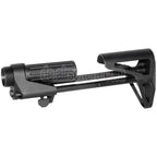5KU SCW Einziehbarer PDW Schaft Geeignet für Tokyo Marui M4 MWS Serie GBB Gewehre Airsoft Schwarz