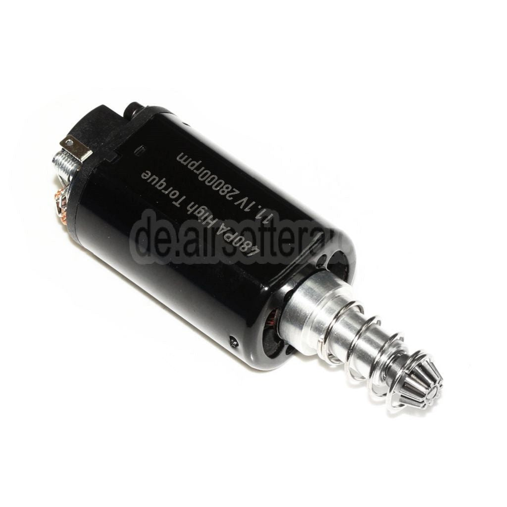 SOLINK Super Hohes Drehmoment Motor (Lange Achse) 11.1V 28000RPM Geeignet für M4 M16 MP5 G3 P90 Serie V2 Getriebe AEG Gewehre Airsoft