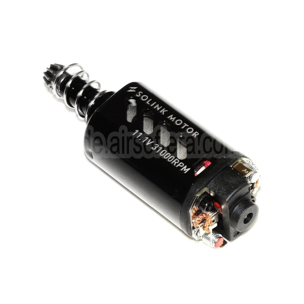 SOLINK Super Hohes Drehmoment Motor Neodym Magnet (Lange Achse) 11.1V 31000RPM Geeignet für M4 M16 MP5 G3 P90 Serie V2 Getriebe AEG Gewehre Airsoft