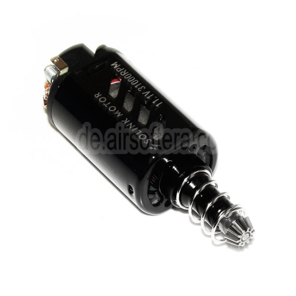 SOLINK Super Hohes Drehmoment Motor Neodym Magnet (Lange Achse) 11.1V 31000RPM Geeignet für M4 M16 MP5 G3 P90 Serie V2 Getriebe AEG Gewehre Airsoft
