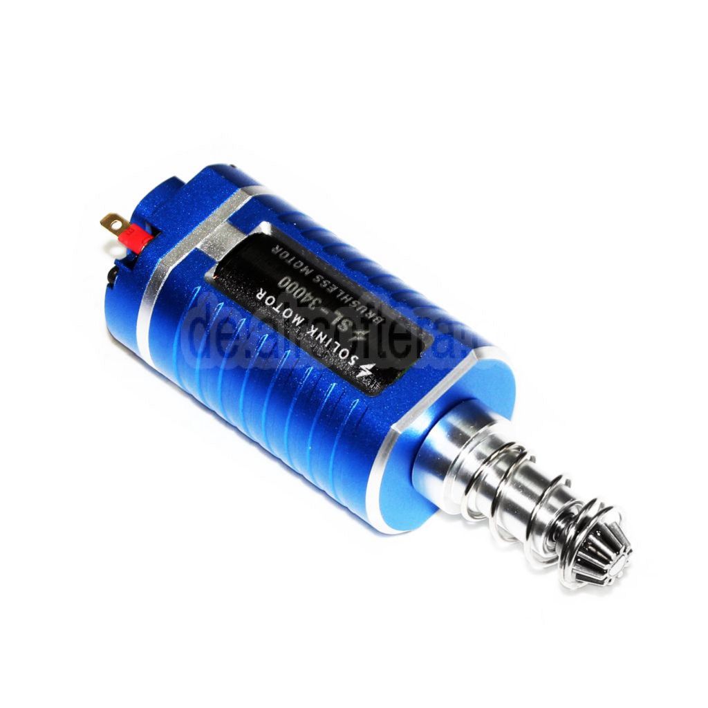 SOLINK SX-1 Advanced Bürstenlos Super Hohe Geschwindigkeit Motor (Lange Achse) 11.1V 34000RPM Geeignet für M4 M16 MP5 G3 P90 Serie V2 Getriebe AEG Gewehre Airsoft