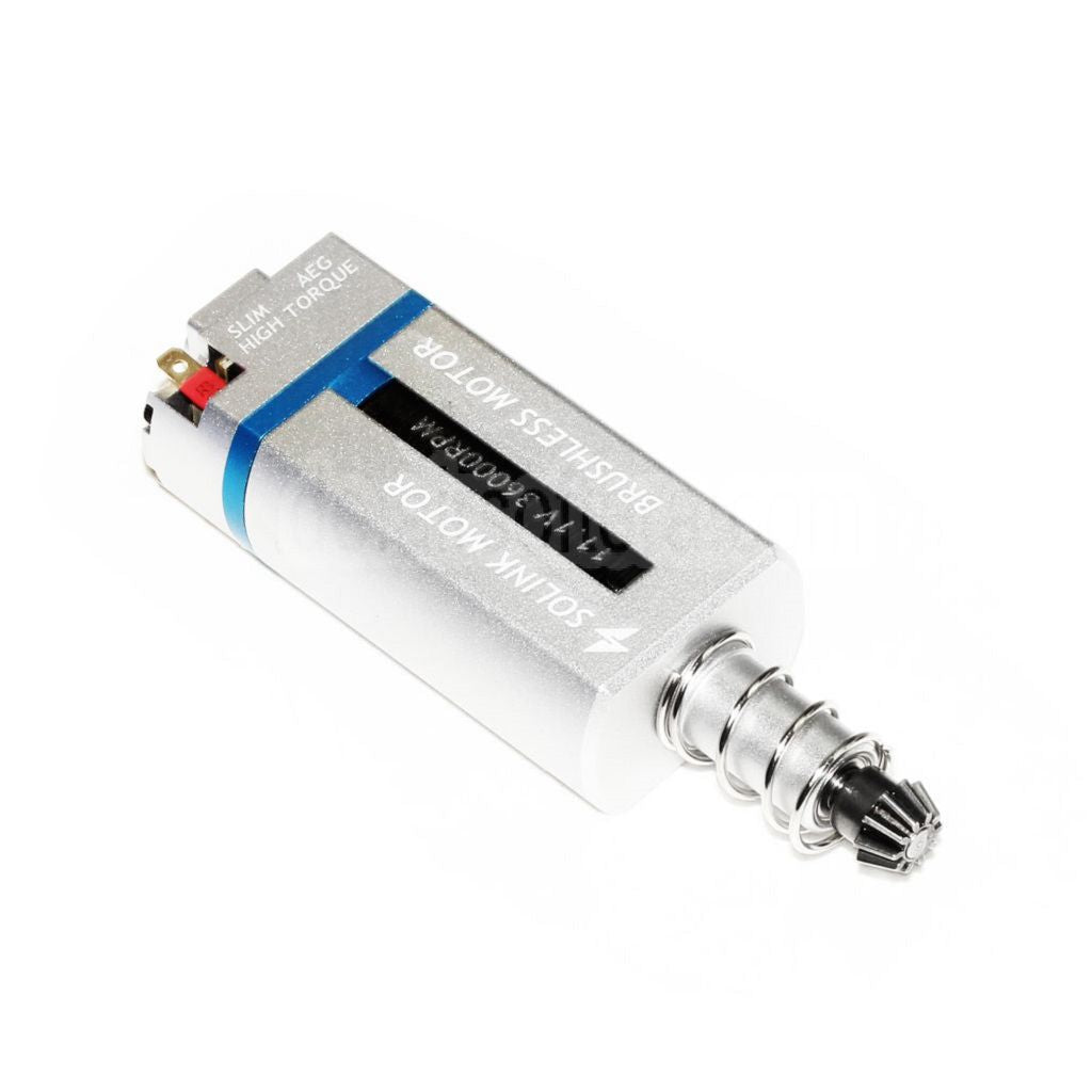 SOLINK Ultradünn Bürstenlos Super Hohes Drehmoment Motor (Lange Achse) 11.1V 36000RPM Geeignet für M4 M16 MP5 G3 P90 Serie V2 Getriebe AEG Gewehre Airsoft