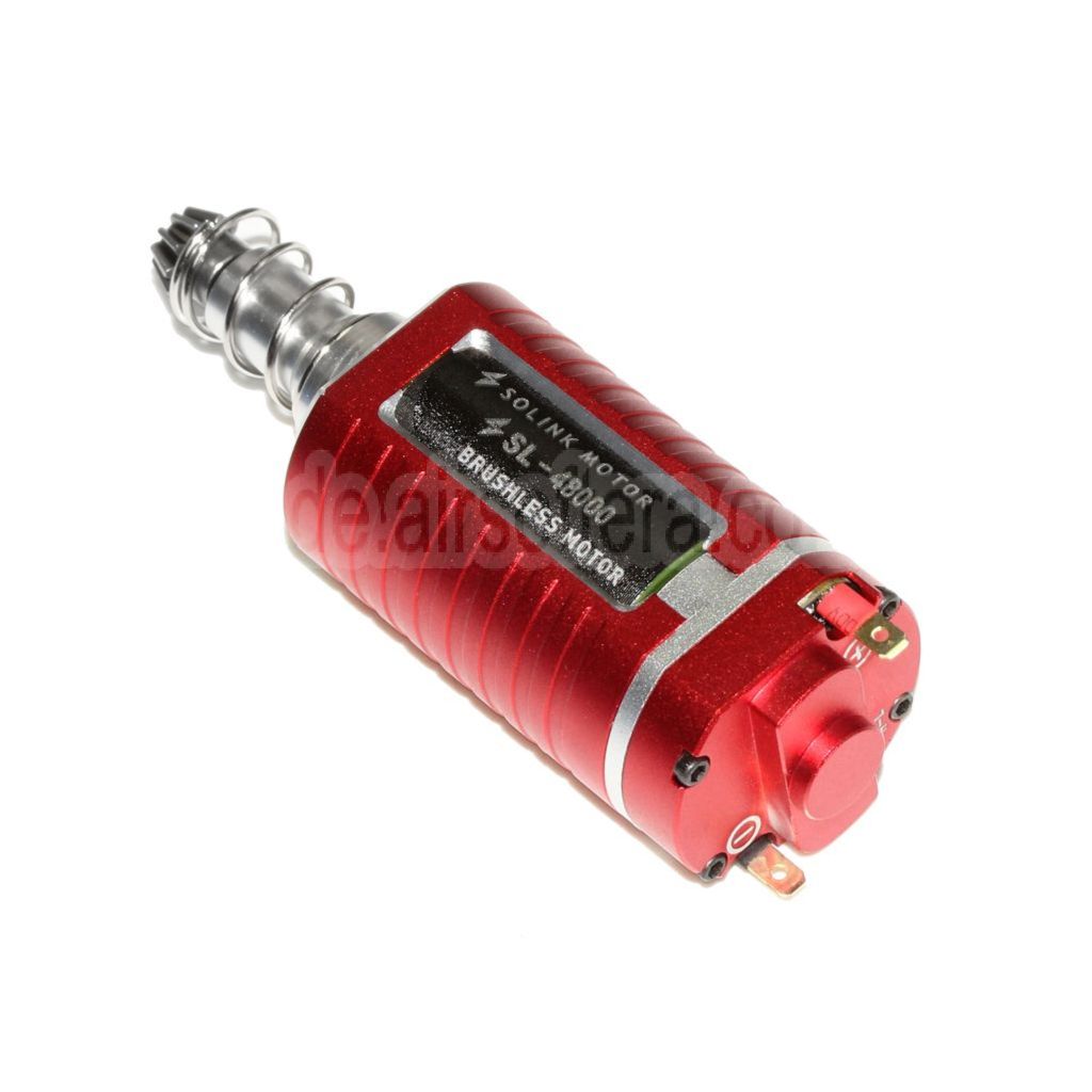 SOLINK SX-1 Advanced Bürstenlos Super Hohe Geschwindigkeit Motor (Lange Achse) 11.1V 48000RPM Geeignet für M4 M16 MP5 G3 P90 Serie V2 Getriebe AEG Gewehre Airsoft