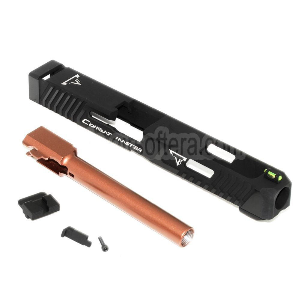 APS EMG TTI CNC Combat Master Laufschlitten Set Geeignet für Elite Force VFC G17 Gen5 GBB Pistolen Airsoft
