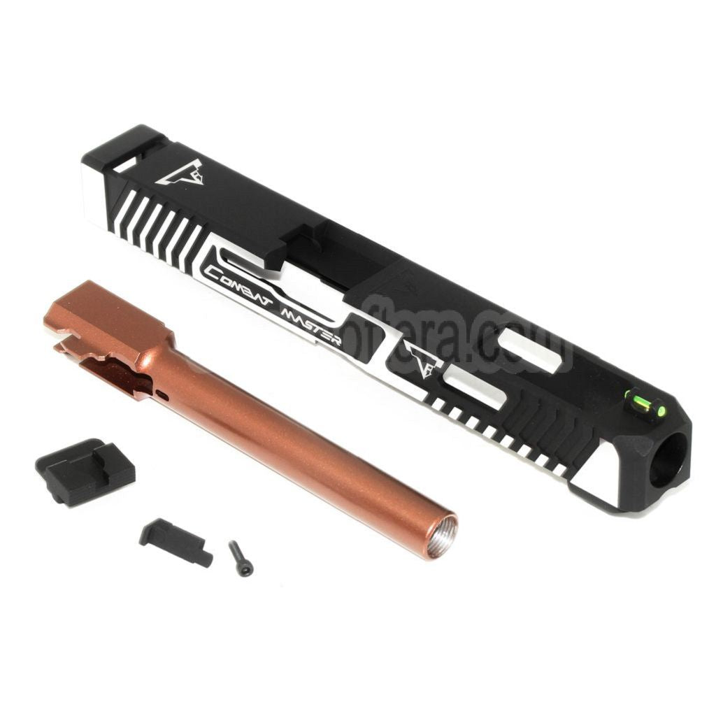 APS EMG TTI CNC Combat Master Laufschlitten Set Geeignet für Elite Force VFC G17 Gen5 GBB Pistolen Airsoft