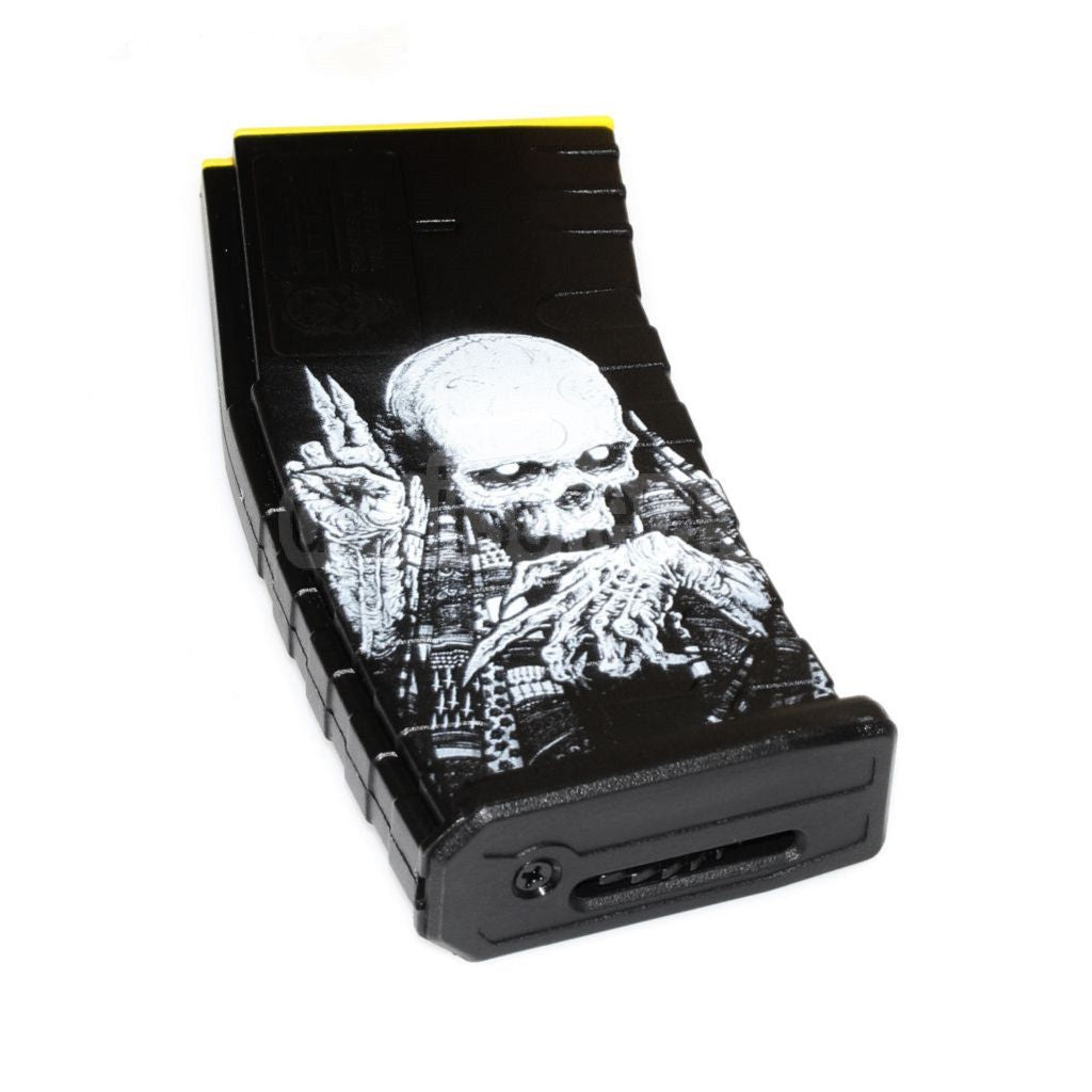 APS 300rd Polymer Hi-Cap Magazin Farbiger Kern Geeignet für M4 M16 Serie AEG Gewehre Airsoft