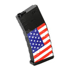 APS 130rd Polymer Mid-Cap Magazin Geeignet für M4 M16 Serie AEG Gewehre Airsoft