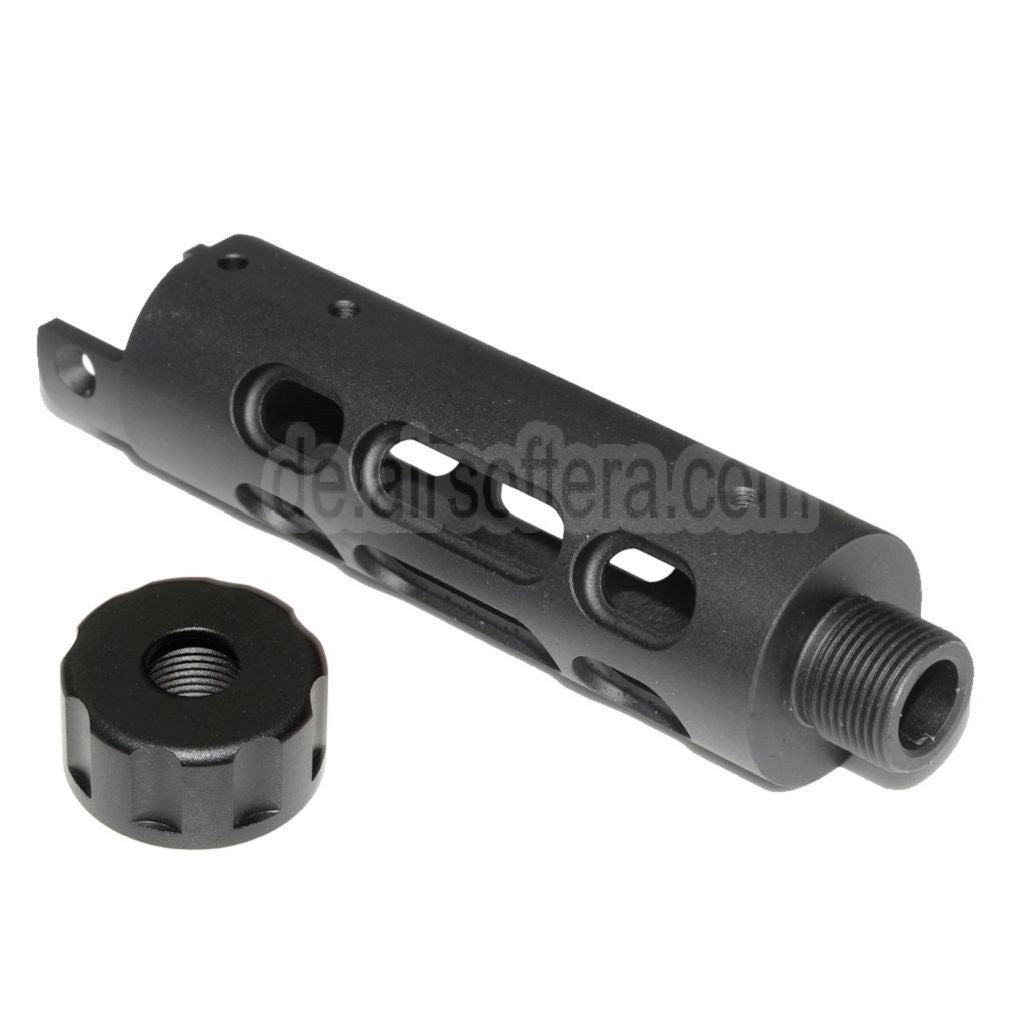 5KU CNC Aluminium Äußerer Lauf Typ-B Geeignet für ACTION ARMY AAP-01 GBB Pistolen Airsoft