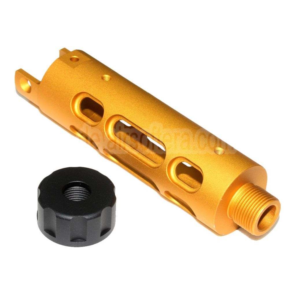 5KU CNC Aluminium Äußerer Lauf Typ-B Geeignet für ACTION ARMY AAP-01 GBB Pistolen Airsoft