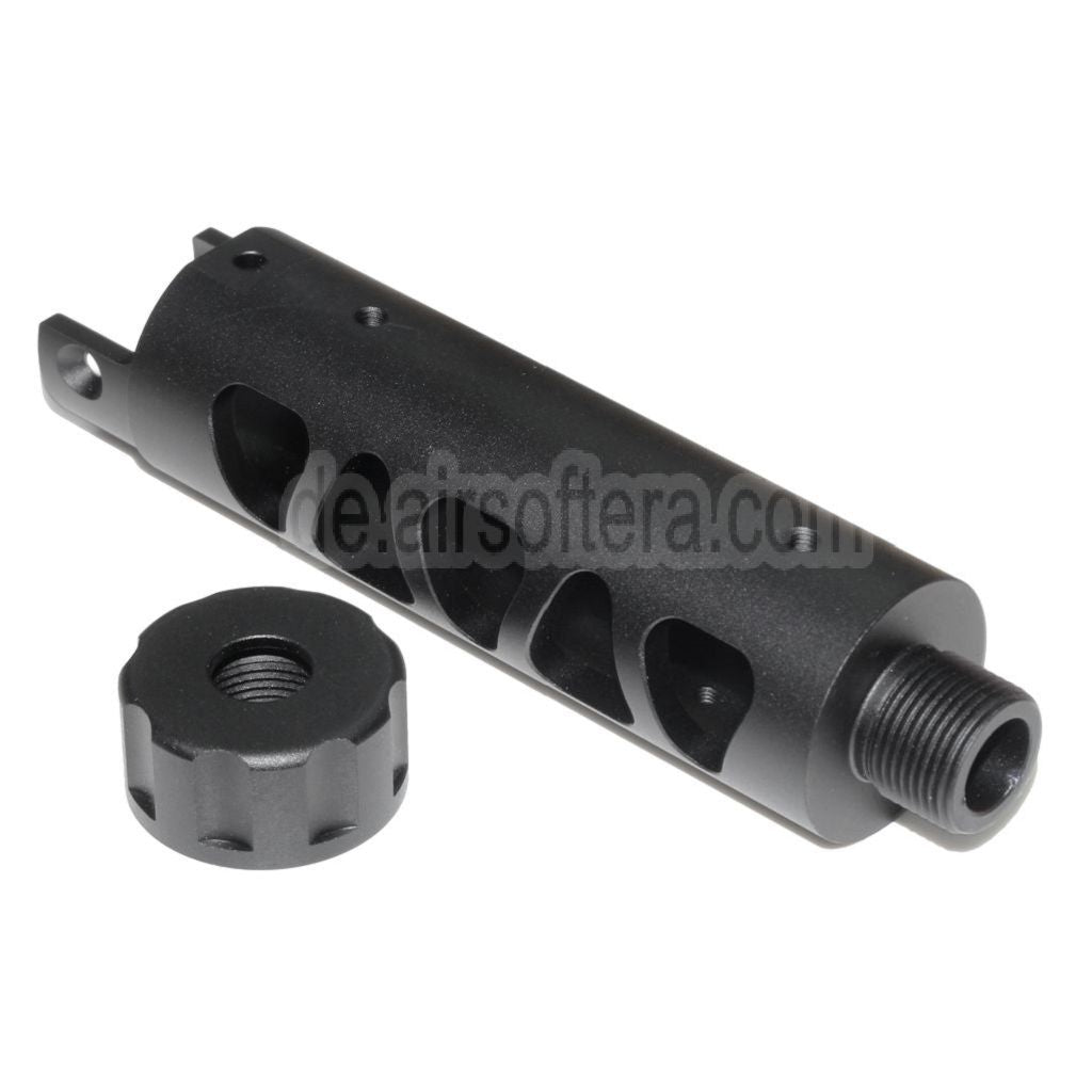 5KU CNC Aluminium Äußerer Lauf Typ-D Geeignet für ACTION ARMY AAP-01 GBB Pistolen Airsoft