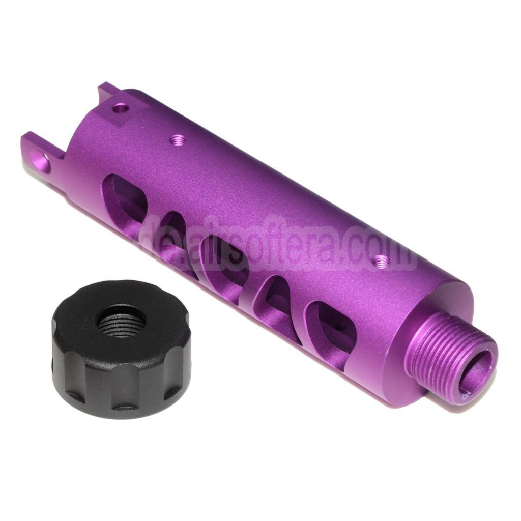 5KU CNC Aluminium Äußerer Lauf Typ-D Geeignet für ACTION ARMY AAP-01 GBB Pistolen Airsoft