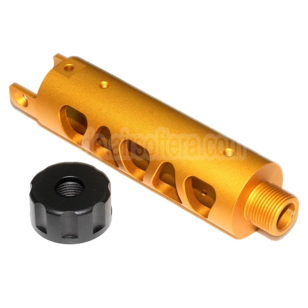 5KU CNC Aluminium Äußerer Lauf Typ-D Geeignet für ACTION ARMY AAP-01 GBB Pistolen Airsoft