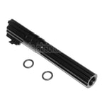 5KU 5 Zoll 123/127mm CNC Aluminium Äußerer Lauf +11mm CW im Uhrzeigersinn Geeignet für Armorer Works AW WE-TECH Tokyo Marui Hi-Capa 5.1 GBB Pistolen Airsoft