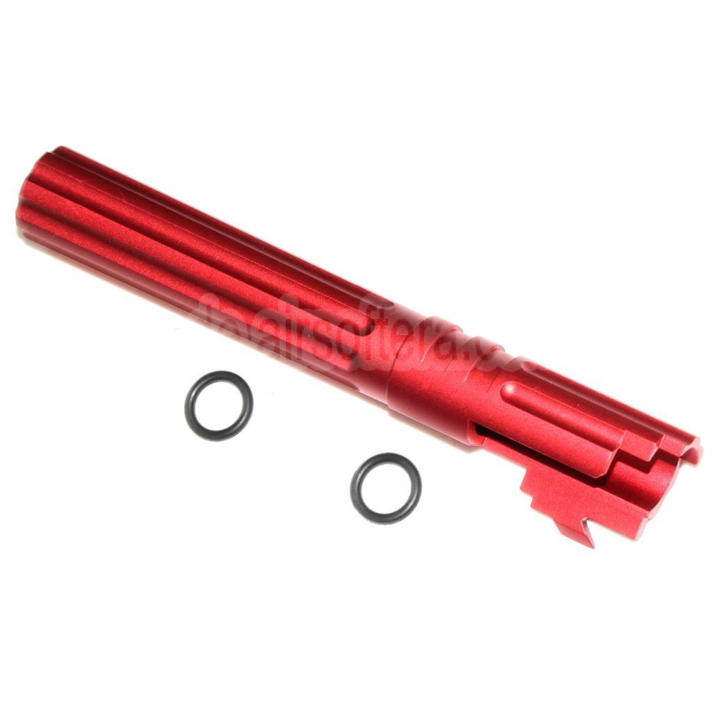 5KU 5 Zoll 123/127mm CNC Aluminium Äußerer Lauf +11mm CW im Uhrzeigersinn Geeignet für Armorer Works AW WE-TECH Tokyo Marui Hi-Capa 5.1 GBB Pistolen Airsoft