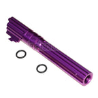 5KU 5 Zoll 123/127mm CNC Aluminium Äußerer Lauf +11mm CW im Uhrzeigersinn Geeignet für Armorer Works AW WE-TECH Tokyo Marui Hi-Capa 5.1 GBB Pistolen Airsoft