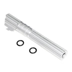 5KU 5 Zoll 123/127mm CNC Aluminium Äußerer Lauf +11mm CW im Uhrzeigersinn Geeignet für Armorer Works AW WE-TECH Tokyo Marui Hi-Capa 5.1 GBB Pistolen Airsoft