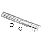 5KU 5 Zoll 123/127mm CNC Aluminium Äußerer Lauf +11mm CW im Uhrzeigersinn Geeignet für Armorer Works AW WE-TECH Tokyo Marui Hi-Capa 5.1 GBB Pistolen Airsoft