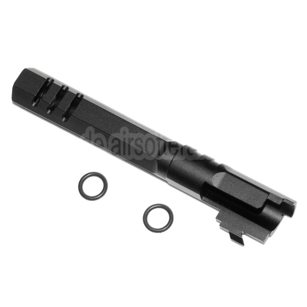 5KU 5 Zoll 123/127mm CNC Hexagon Äußerer Lauf +11mm CW im Uhrzeigersinn Geeignet für Armorer Works AW WE-TECH Tokyo Marui Hi-Capa 5.1 GBB Pistolen Airsoft