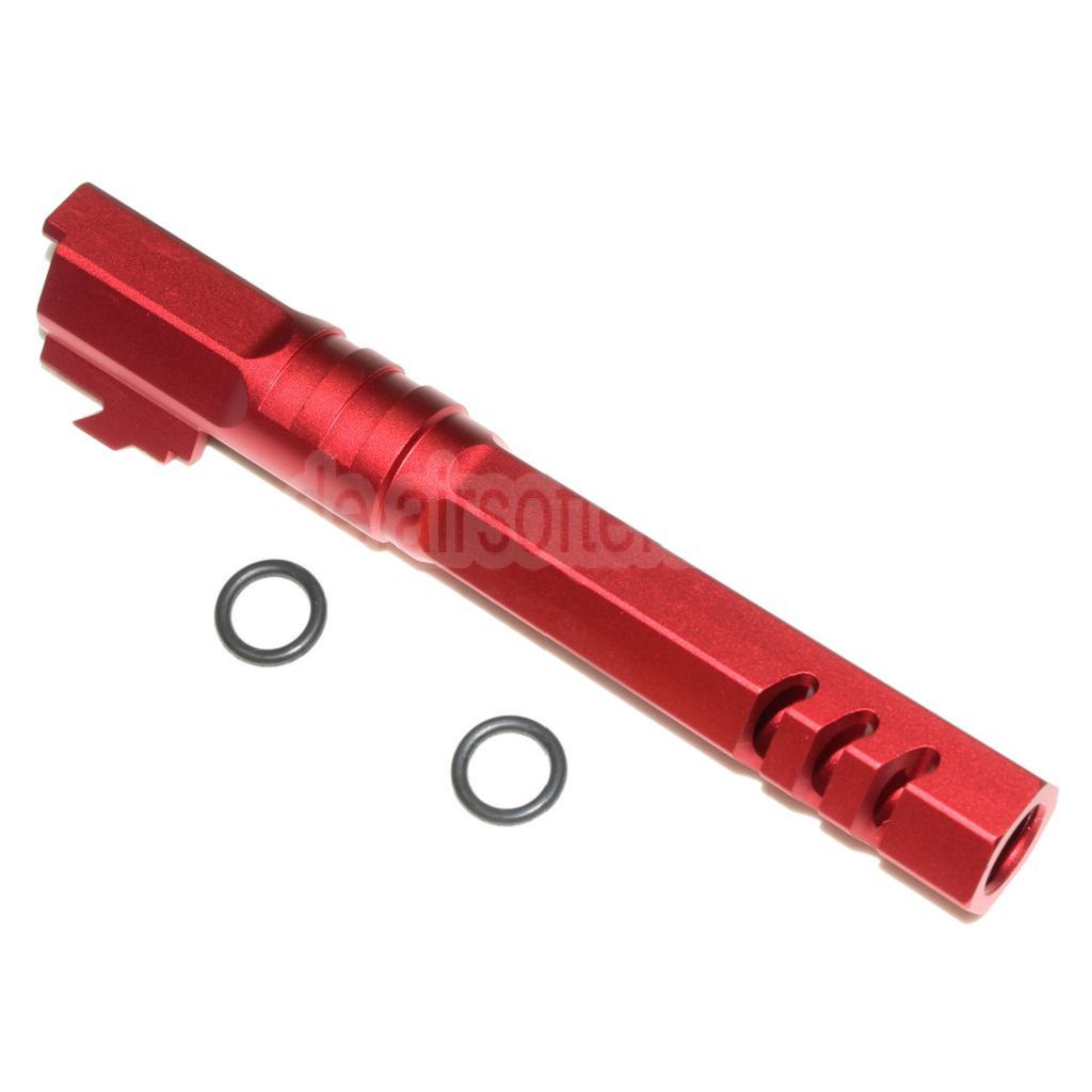5KU 5 Zoll 123/127mm CNC Hexagon Äußerer Lauf +11mm CW im Uhrzeigersinn Geeignet für Armorer Works AW WE-TECH Tokyo Marui Hi-Capa 5.1 GBB Pistolen Airsoft