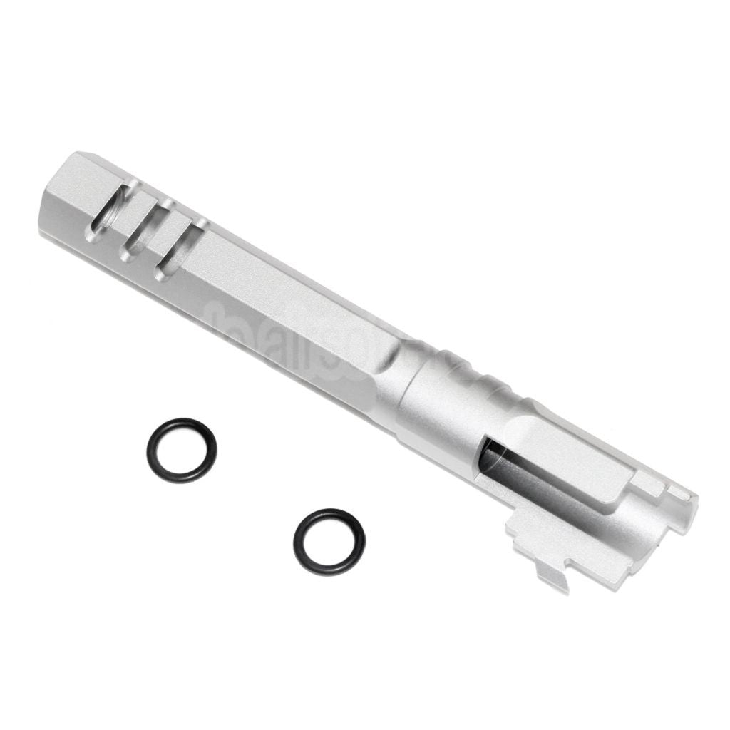 5KU 5 Zoll 123/127mm CNC Hexagon Äußerer Lauf +11mm CW im Uhrzeigersinn Geeignet für Armorer Works AW WE-TECH Tokyo Marui Hi-Capa 5.1 GBB Pistolen Airsoft