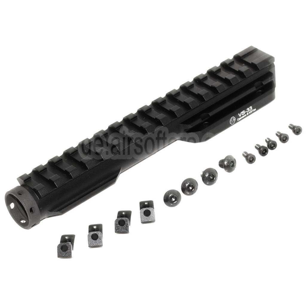 5KU 20mm Picatinny Oberschiene VS-33 Gasrohr Geeignet für LCT GHK CYMA D-Boys Tokyo Marui AK-Serie AEG GBB Gewehre Airsoft