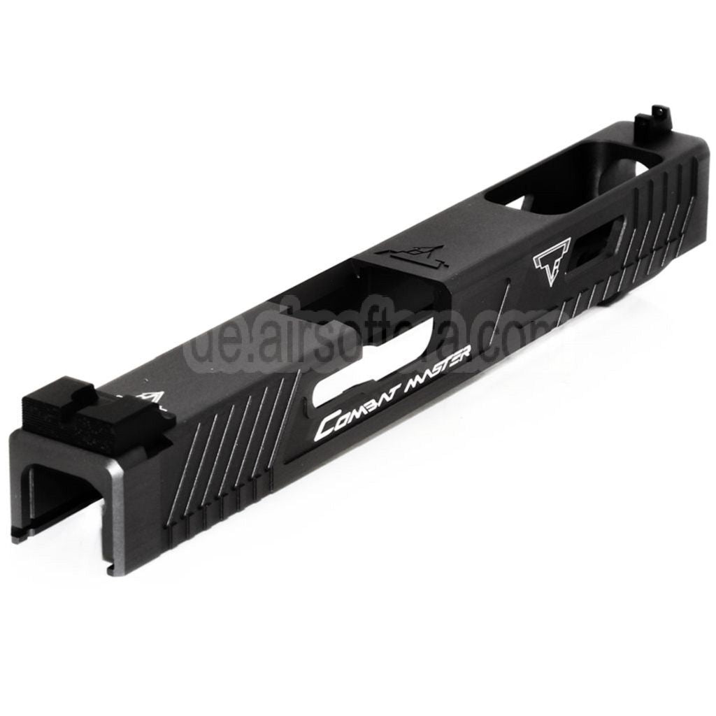 5KU TTI Combat Master CNC G34 Laufschlittensatz Geeignet für Tokyo Marui G17 Serie GBB Pistolen Airsoft Anthrazit
