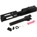 5KU CNC Aluminum 9INE RMR Ready Laufschlittensatz Geeignet für WE Tokyo Marui G17 Gen3 Serie GBB Pistolen Airsoft Schwarz