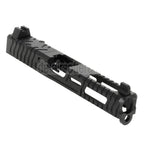 5KU CNC Aluminum 9INE RMR Ready Laufschlittensatz Geeignet für WE Tokyo Marui G17 Gen3 Serie GBB Pistolen Airsoft Schwarz