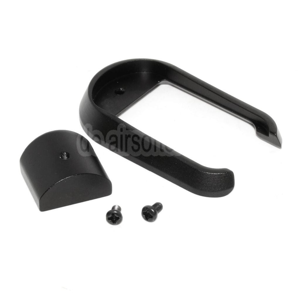 AIP Aluminum SPY Stil Magwell V2 Geeignet für Tokyo Marui G17 G18C Serie GBB Pistolen Airsoft Schwarz