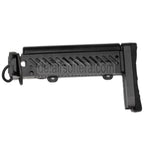 5KU PT-1 Gen2 Mehrere Positionen Seitlicher Klappschaft Geeignet für CYMA D-Boys LCT GHK AK Serie AEG GBB Gewehre Airsoft Schwarz