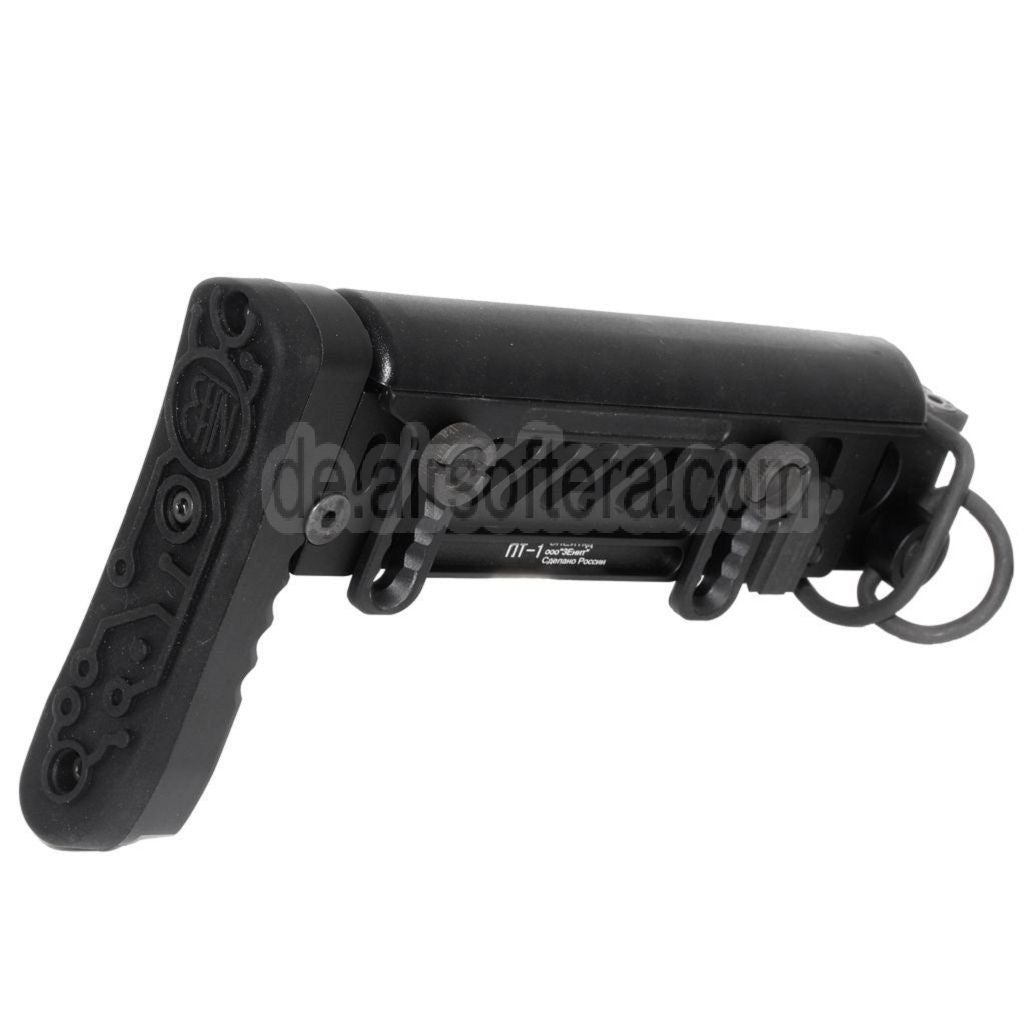 5KU PT-1 Gen2 Mehrere Positionen Seitlicher Klappschaft Geeignet für CYMA D-Boys LCT GHK AK Serie AEG GBB Gewehre Airsoft Schwarz