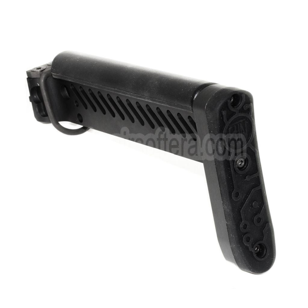 5KU PT-1 Gen2 Mehrere Positionen Seitlicher Klappschaft Geeignet für CYMA D-Boys LCT GHK AK Serie AEG GBB Gewehre Airsoft Schwarz
