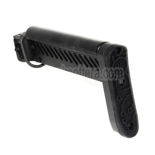5KU PT-1 Gen2 Mehrere Positionen Seitlicher Klappschaft Geeignet für CYMA D-Boys LCT GHK AK Serie AEG GBB Gewehre Airsoft Schwarz