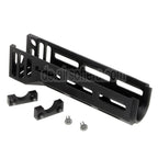 5KU 158mm Aluminium AKM M-LOK Unteres Handschutz system Geeignet für D-Boys CYMA E&L GHK LCT Tokyo Marui AK Serie GBB AEG Gewehre Airsoft Schwarz