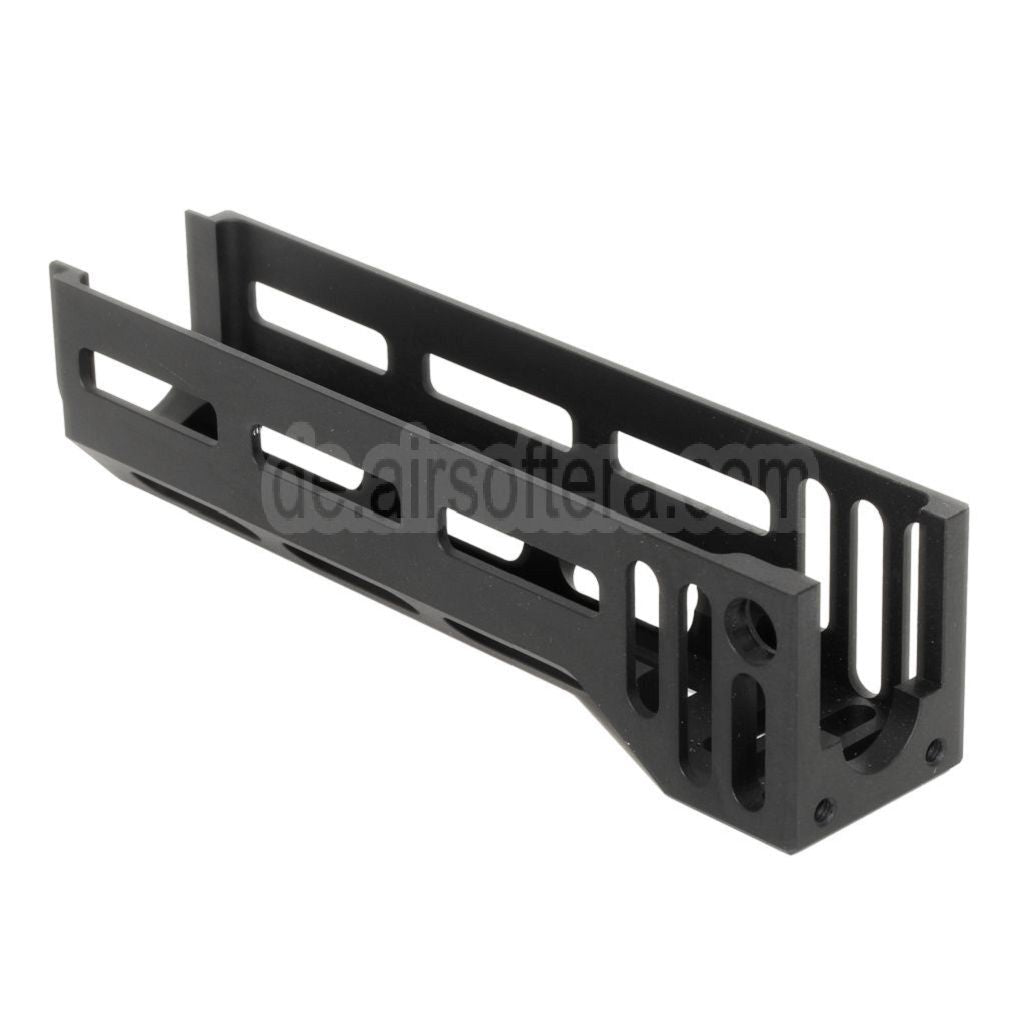 5KU 158mm Aluminium AKM M-LOK Unteres Handschutz system Geeignet für D-Boys CYMA E&L GHK LCT Tokyo Marui AK Serie GBB AEG Gewehre Airsoft Schwarz