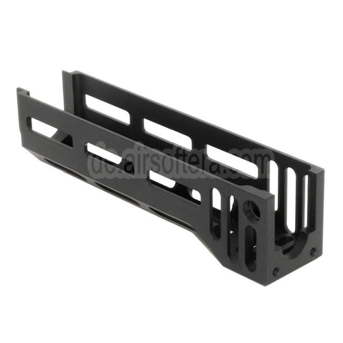 5KU 158mm Aluminium AKM M-LOK Unteres Handschutz system Geeignet für D-Boys CYMA E&L GHK LCT Tokyo Marui AK Serie GBB AEG Gewehre Airsoft Schwarz