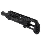 5KU Karabinergewehr Umbausatz Typ-A mit M1913 Schienenschaft Adapter Geeignet für Action Army AAP-01 Serie GBB Pistolen Airsoft