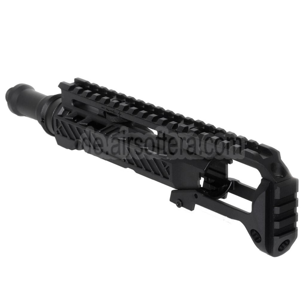 5KU Karabinergewehr Umbausatz Typ-A mit M1913 Schienenschaft Adapter Geeignet für Action Army AAP-01 Serie GBB Pistolen Airsoft