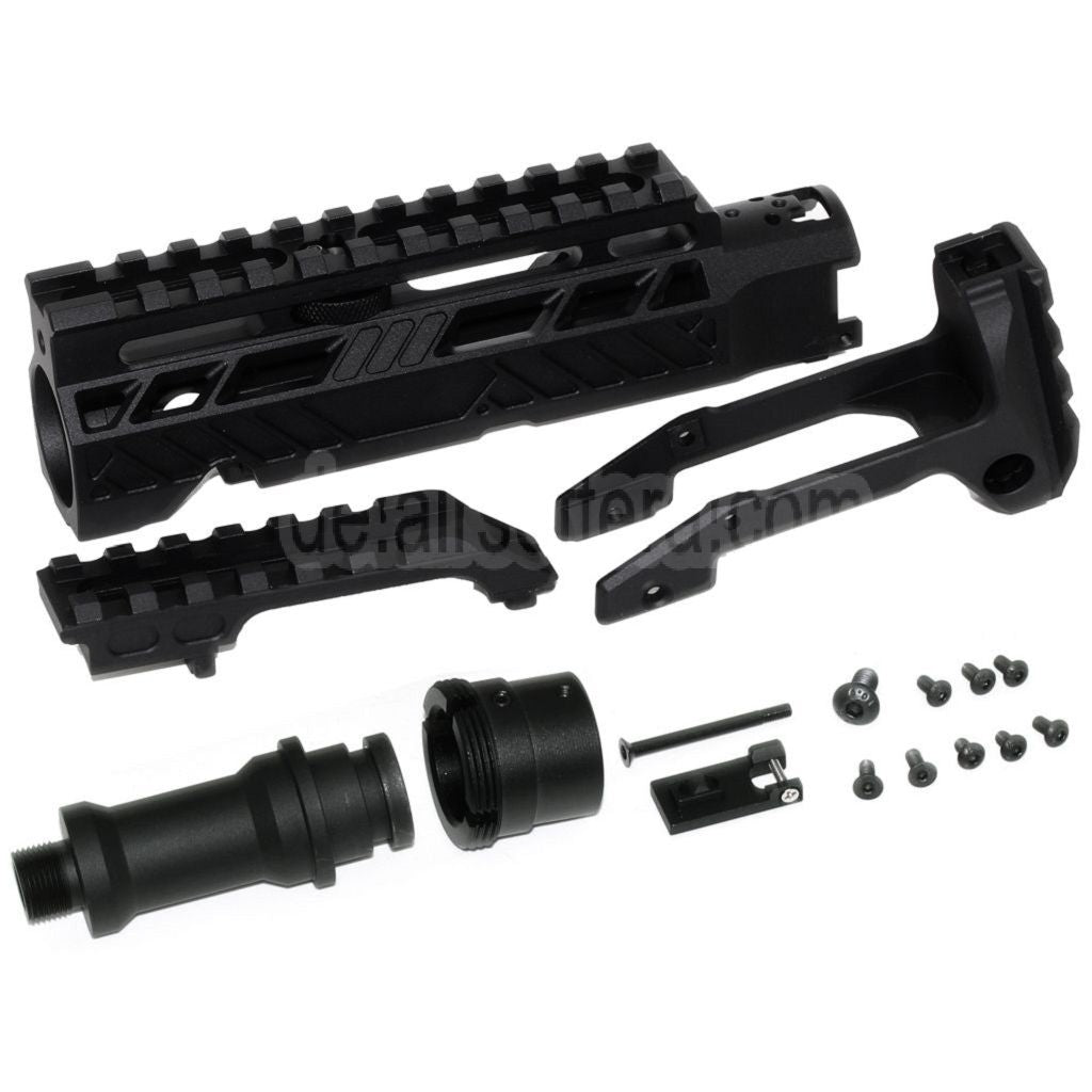 5KU Karabinergewehr Umbausatz Typ-A mit M1913 Schienenschaft Adapter Geeignet für Action Army AAP-01 Serie GBB Pistolen Airsoft