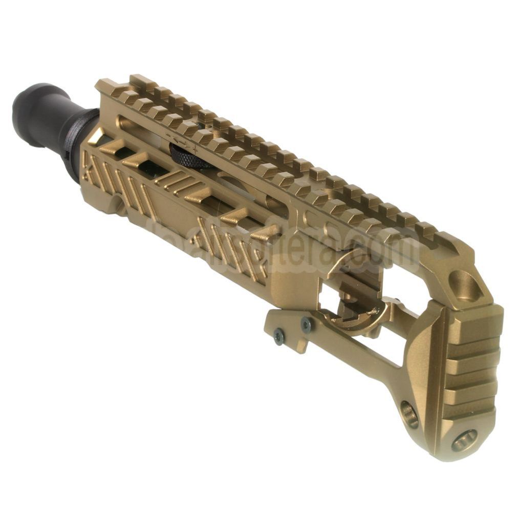 5KU Karabinergewehr Umbausatz Typ-A mit M1913 Schienenschaft Adapter Geeignet für Action Army AAP-01 Serie GBB Pistolen Airsoft