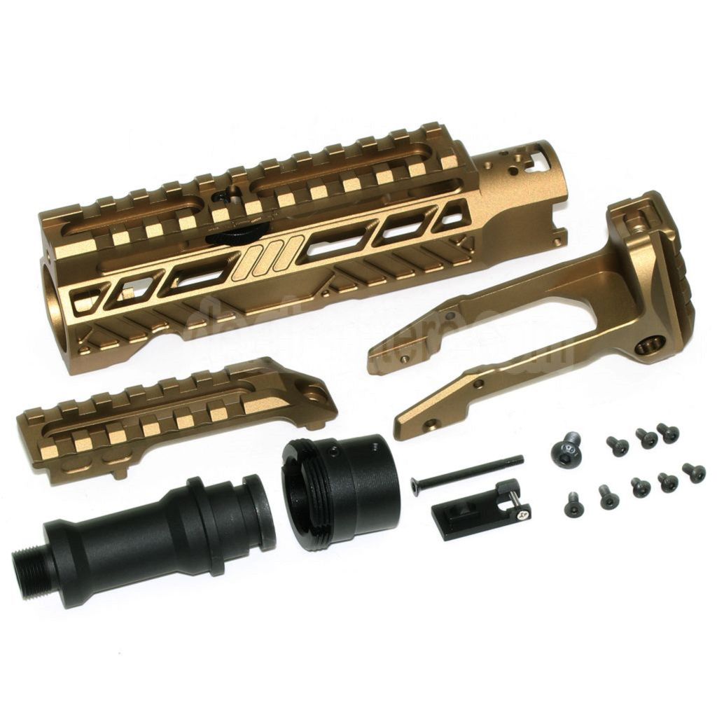 5KU Karabinergewehr Umbausatz Typ-A mit M1913 Schienenschaft Adapter Geeignet für Action Army AAP-01 Serie GBB Pistolen Airsoft