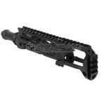 5KU Karabinergewehr Umbausatz Typ-B mit M1913 Schienenschaft Adapter Geeignet für Action Army AAP-01 Serie GBB Pistolen Airsoft