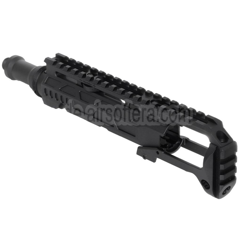 5KU Karabinergewehr Umbausatz Typ-C mit M1913 Schienenschaft Adapter Geeignet für Action Army AAP-01 Serie GBB Pistolen Airsoft