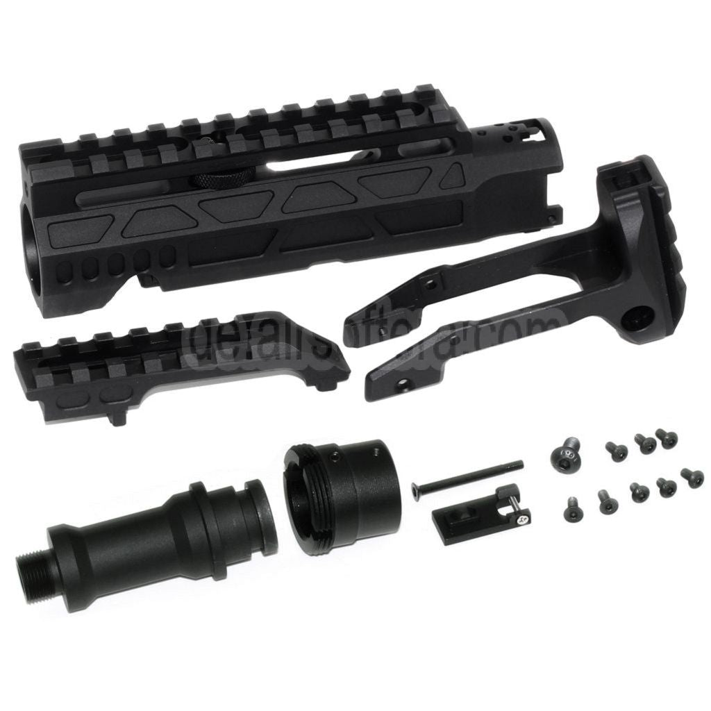 5KU Karabinergewehr Umbausatz Typ-C mit M1913 Schienenschaft Adapter Geeignet für Action Army AAP-01 Serie GBB Pistolen Airsoft