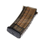CYMA 170rd Mip-Cap Bulgarian Waffle Magazin Geeignet für AK Serie AEG Gewehre Airsoft Durchscheinendes Braun