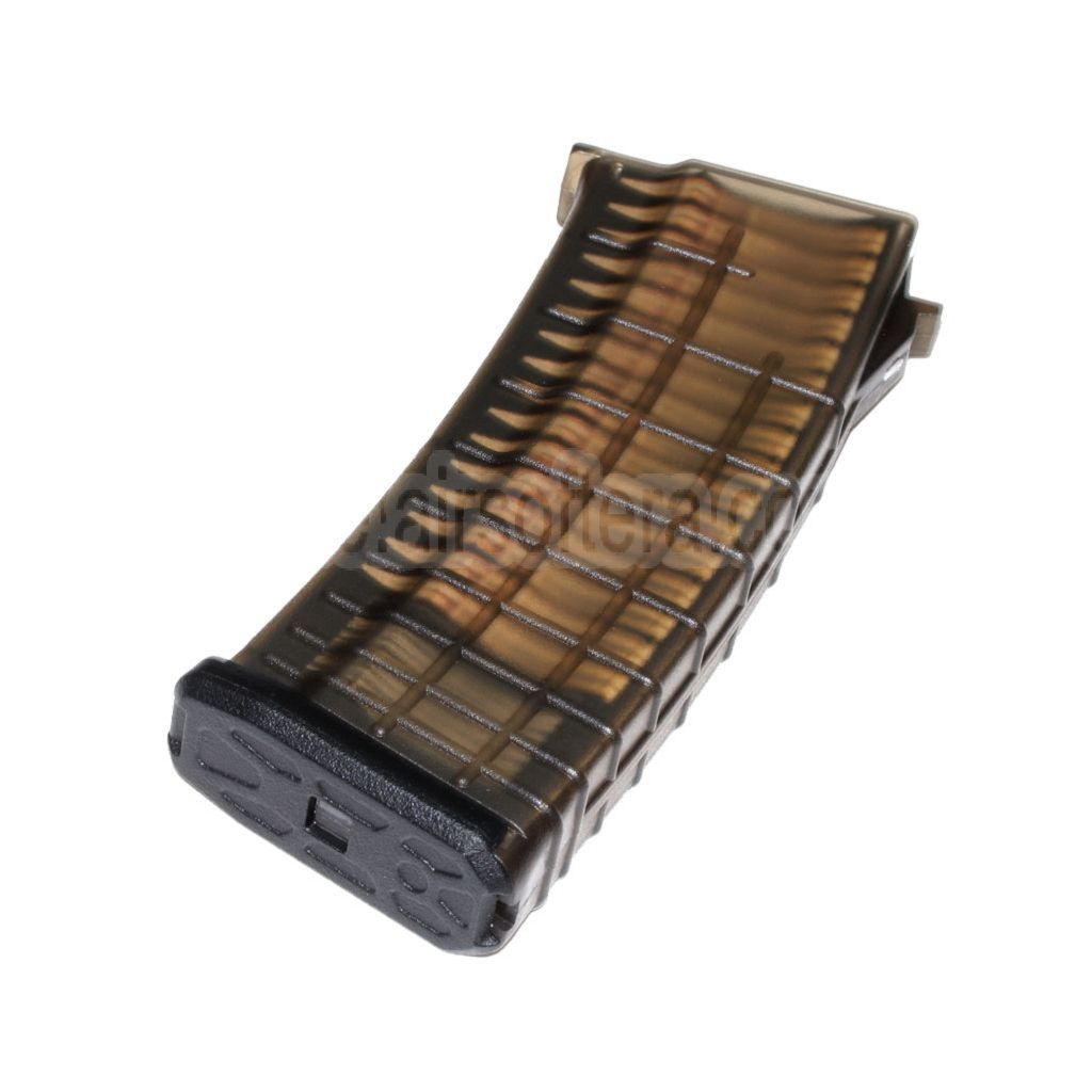CYMA 170rd Mip-Cap Bulgarian Waffle Magazin Geeignet für AK Serie AEG Gewehre Airsoft Durchscheinendes Braun