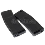CYMA 6 Stück Packung EMG Daniel Defense 230rd Polymer Mid-Cap Magazin Geeignet für M4 M16 Serie AEG Gewehre Airsoft Schwarz