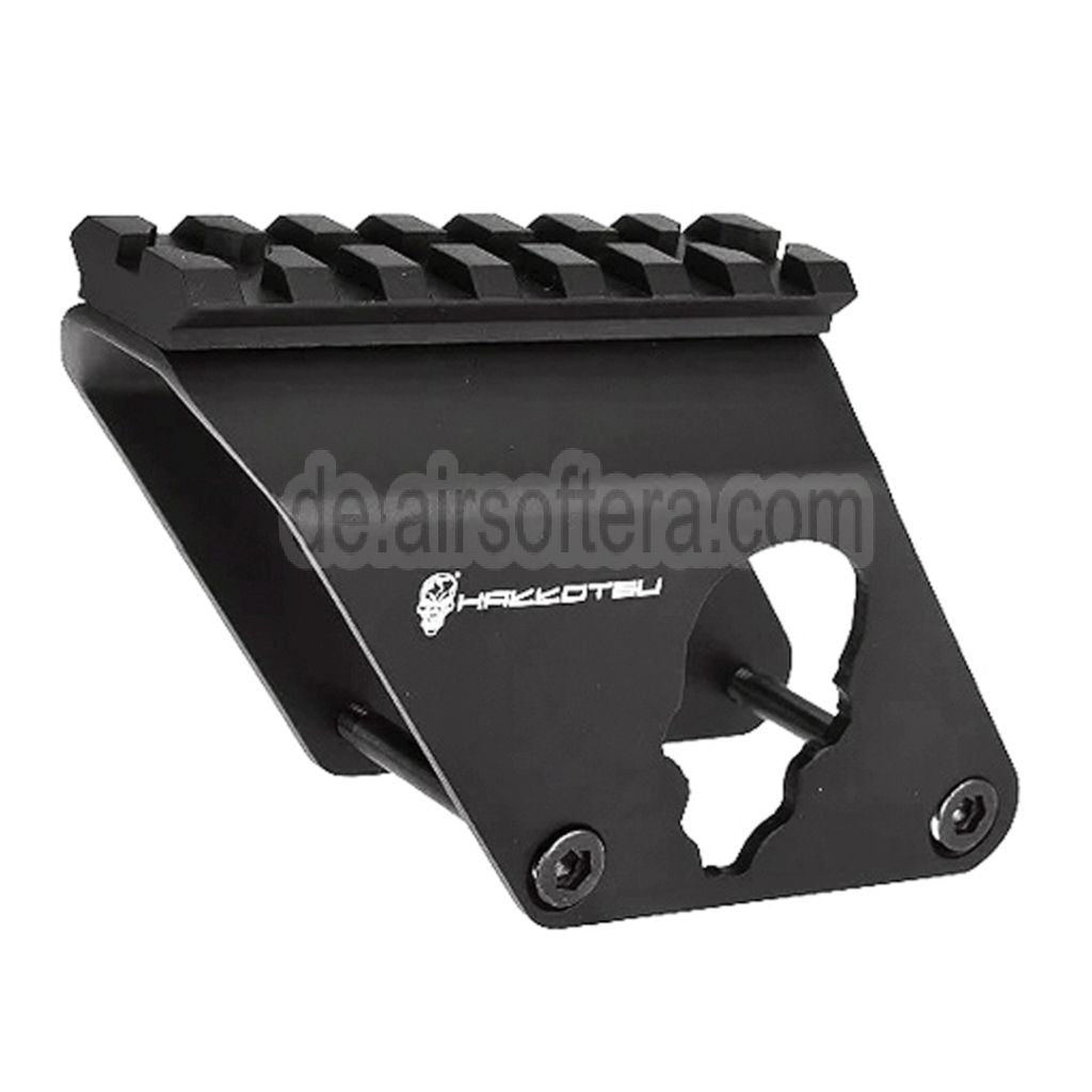 APS 20mm Picatinny Schiene Zielfernrohrmontage Geeignet für APS CAM870 Serie Schrotflinte Airsoft Schwarz